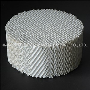 [Hot Item] Ceramic Structured Packing Corrugated Tower Packing for Scrubber Rectifying Distillation Tower