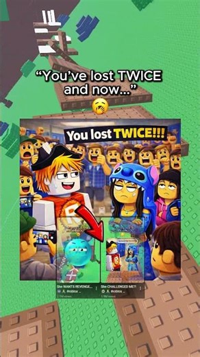 She LOST TWICE... 😭🙏 #roblox #robloxrant #rblx #relatable