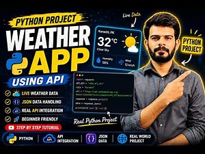 Build a Real Weather App in Python with API | Beginner Project Tutorial