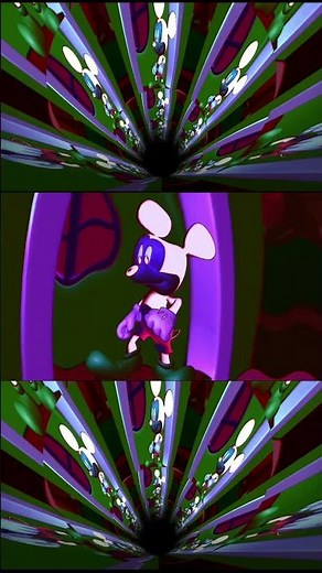 Mickey Mouse Sparta Remix | 'Mickey! I'm here!" | Tunnel Distortion FX #shorts