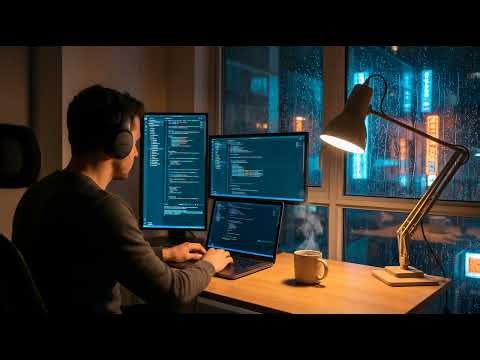 Late Night Coding Vibes 🌙 | Cozy Lo-fi for Programmers & Students | Deep Focus Session
