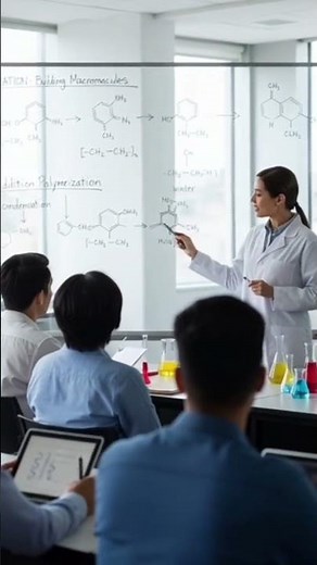 Simple Way to Understand Polymerisation Reaction #education #science#chemistry #studentsforsciences