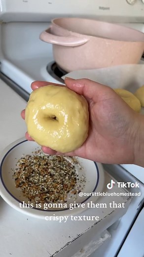 Homemade bagels using the bread machine. 🥯 Literally the best (and easiest) bagel you will ever have. Make everyone in the family their favorite flavor in one batch. Full recipe in my bio! Follow along for more bread machine recipes 🤎#breadmaking #homemaking #breadtok #breadmachine #homemadebagels #homemadebreadrecipes