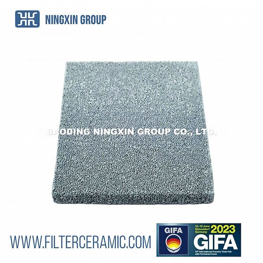 [Hot Item] Sic Ceramic Foam Filter for Foundry Molten Metal Filtration