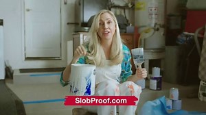 Slobproof TV Spot, 'Paint Without the Mess'