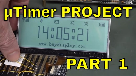 EEVblog 1699 - µTimer PROJECT Part 1 - The LCD