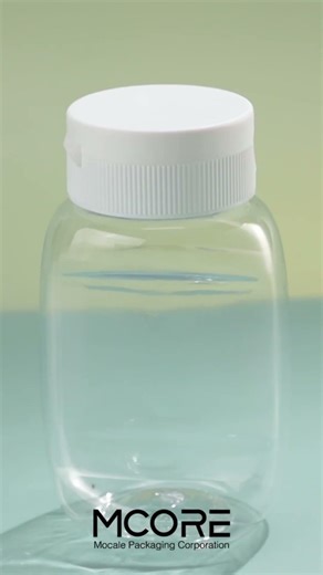 Plastic Syrup Honey Squeeze Bottle with Flip Top Cap