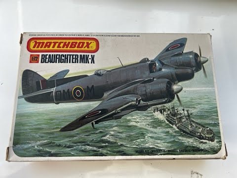 Matchbox 1 72nd Scale Bristol Beaufighter TF X Build Progress Video