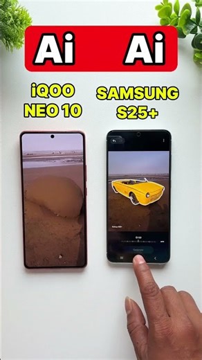 Samsung S25 Plus vs iQOO Neo 10 🤖 AI Test – Shocking Results!