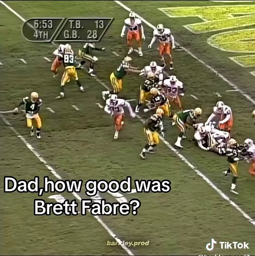 Brett Favre was so underrated #brettfavre #packers #nfl #football #fyp | brett favre