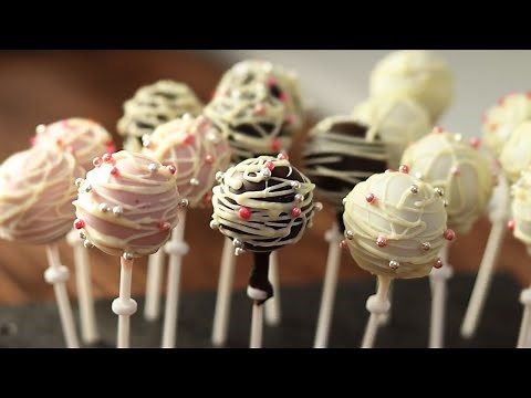 [Instagrammable] How to make cute lollipops using truffles (no oven required) How to make Chocola...