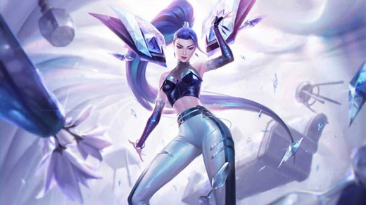 LOL新皮肤：K/DA ALL OUT 卡莎 皮肤特效预览