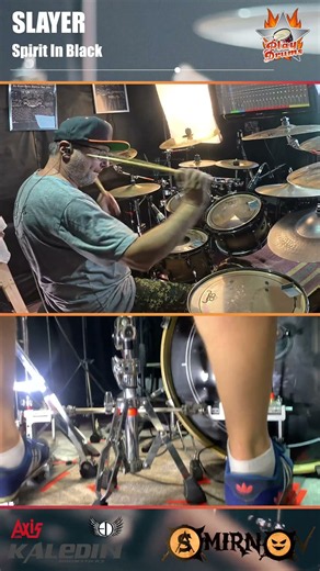 Slayer - Spirit In Black - Dave Lombardo | Alex Smirnov #drumcover #drumfill