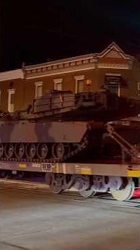 Military Train Street Running, See Long Video, JawTooth Shorts Lagrange Kentucky CSX Train