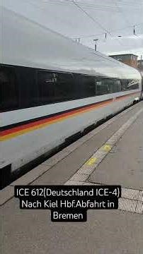 ICE 612(Deutschland ICE-4) nach Kiel Hbf. Abfahrt in Bremen