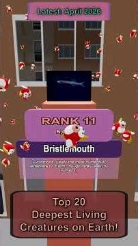 Top 20 Deepest Living Creatures on Earth! 🌊🦑