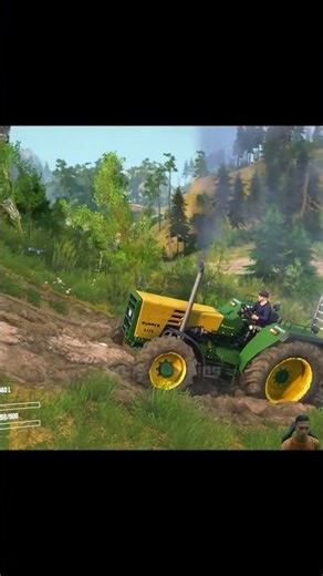 Tractor Battles Deep Mud! | MudRunner Offroad Challenge