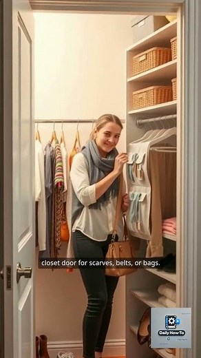 How to organize a small closet efficiently