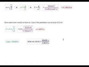 pendulum problem partf