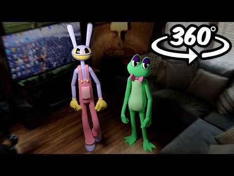 Jax and Ribbit APPEAR in YOUR House - 360°/4K (Digital Circus)