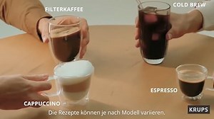 Krups Coffee Crush Extra Kaffeevollautomat, Edelstahlmühle für frisch gemahlenen Kaffee, nur 15 cm breit, smartes Bedienfeld, auch für vorgemahlenen Kaffee, einfache Reinigung, Beige, SA402AE0