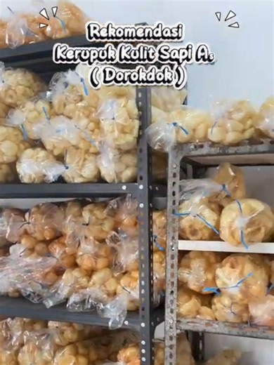 Dorokdok Kerupuk kulit sapi asli nihh langsung cobain deh😆😋🥰 #dorokdok #kulitsapiasli #enakbanget #fypシ゚ #kerupukkulit