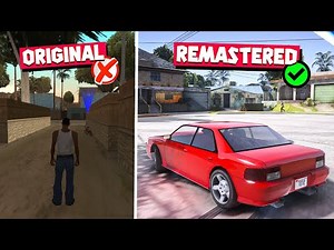 How To Remaster GTA San Andreas🔥| Best Realistic Graphics Mod (For Low End PC)