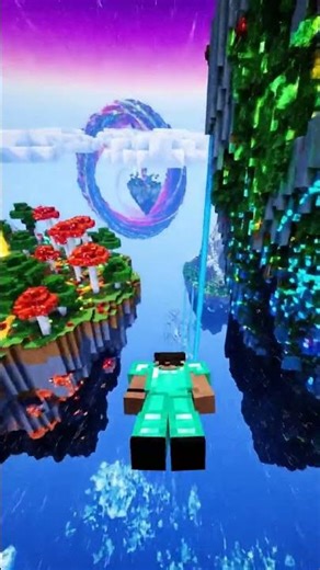This Minecraft Fall Never Ends… 😳 (Satisfying Loop)
