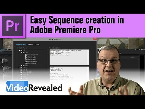 Easy Sequence creation in Adobe Premiere Pro