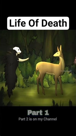 Sad Animation Story Of Death's Job 🖤💀 Part-1 #shortvideo #death #sad #animation #story #life #love