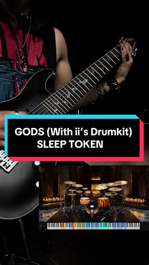 Gods using ii’s new @MixWave midi drum kit (which sounds AMAZING btw) everything in this was recorded by me except the vocals which I just isolated #guitar #metal #sleeptoken