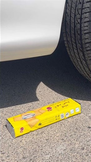 Car vs Crunchy and Soft Things! Experiments Crushing Car! Car vs biscuit