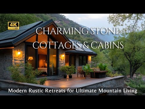 Charming Stone Cottages & Cabins: Modern Rustic Retreats for Ultimate Mountain Living
