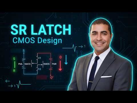 CMOS SR Latch Explained | تحليل وتصميم SR Latch باستخدام CMOS خطوة بخطوة