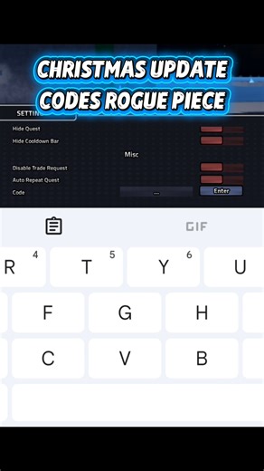 *XMAS* ALL CHRISTMAS UPDATE CODES FOR ROGUE PIECE! ROBLOX ROGUE PIECE CODES
