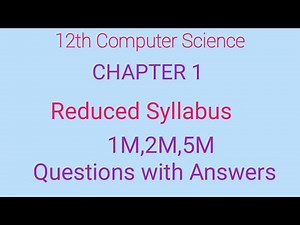 12th Computer Science | Reduced Syllabus | Chapter 1 | Function | explained in tamil