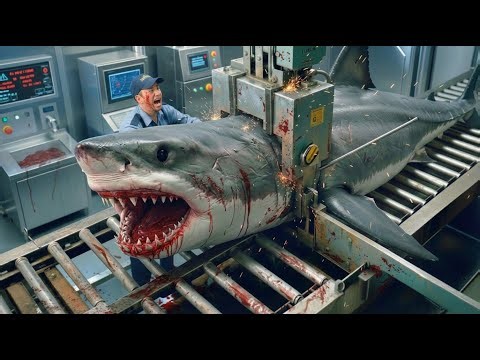 Inside the Shark -Leather Factory | From Raw Hide to High-End Luxury Leather (Full Process)