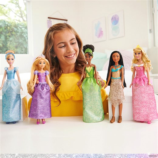 2.3K views · 178 reactions | A magical world awaits your child! The all-new Disney Princess dolls are available now and have a new look designed to inspire boundless imagination and adventures! #DisneyPrincess | Mattel | Facebook