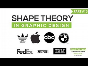 Shape Theory explained | Visual Element in graphic design theory | Graphic design complete course
