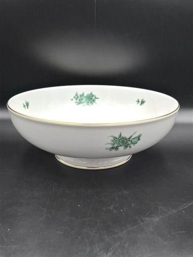 Vintage Rosenthal Germany "aida" Porcelain Bowl Green Flowers & Gold Gilding Bahnhof Selb 1949 - Etsy