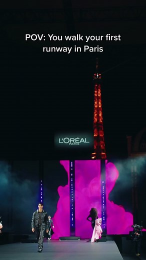 A moment I always dreamed of! Hopefully more to come 🙏🏼🥺 #runway#pfw#model#catwalk