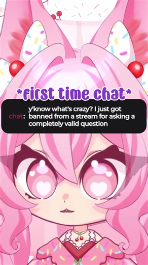 chatter gets banned immediately after joining stream #vtuber #streamer #vtuberclips
