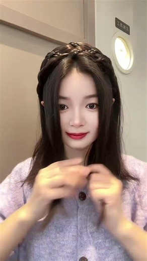 💖 Stunning Front Crown Braid for Long Hair | Easy Daily Hairstyle 🌸