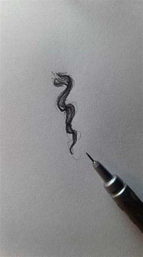 POV: You're Drawing Perfect Wavy Hair #foryou #drawing #art #shorts #howtodraw #easydrawing #sketch