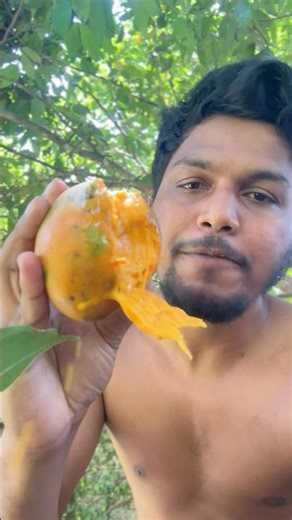 Juicy Mango Eating ASMR 🥭💦 So Sweet You Can Hear It! #fruit