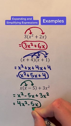Mastering Algebra: Expanding and Simplifying Expressions