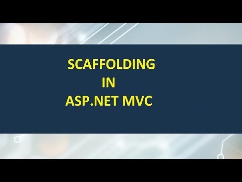 Scaffolding in asp.net mvc