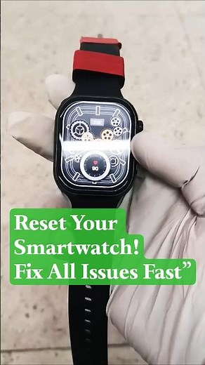 Smartwatch lagging? Battery draining fast? This ONE reset can fix it! ⌚⚡