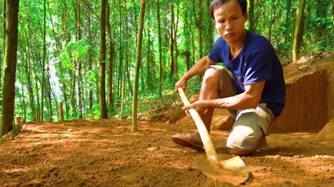 They crafted every brick by hand, until one mistake almost collapsed the build