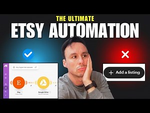 Never Manually Upload to Etsy Again - My Secret Make.com Automation Workflow (FULL Breakdown)